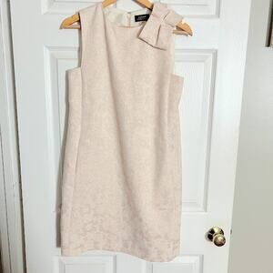 Tahari Crew Neck Sleeveless Mini Dress with Bow Women's  2